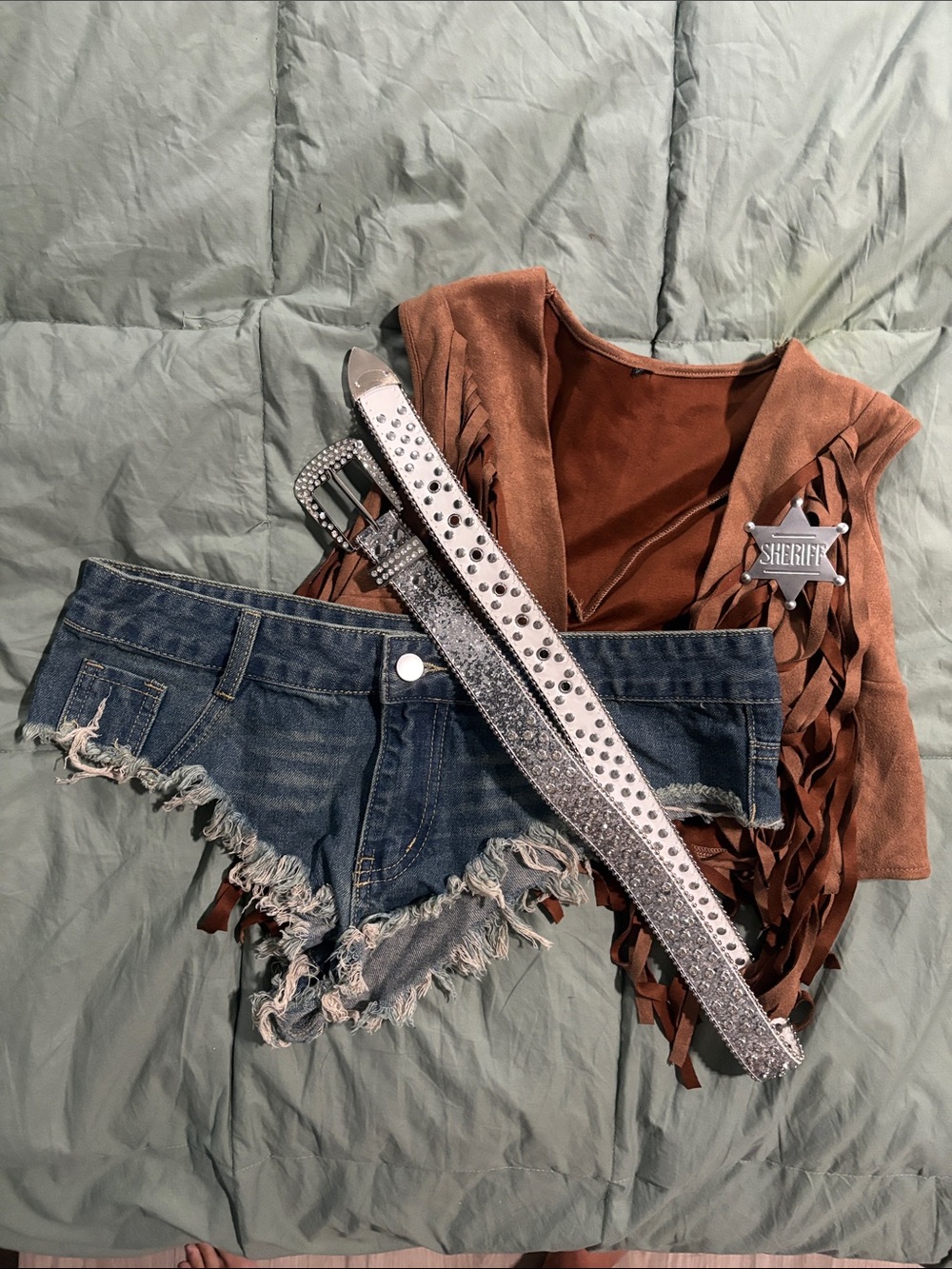 4 Piece Western Sheriff Adult Costume
